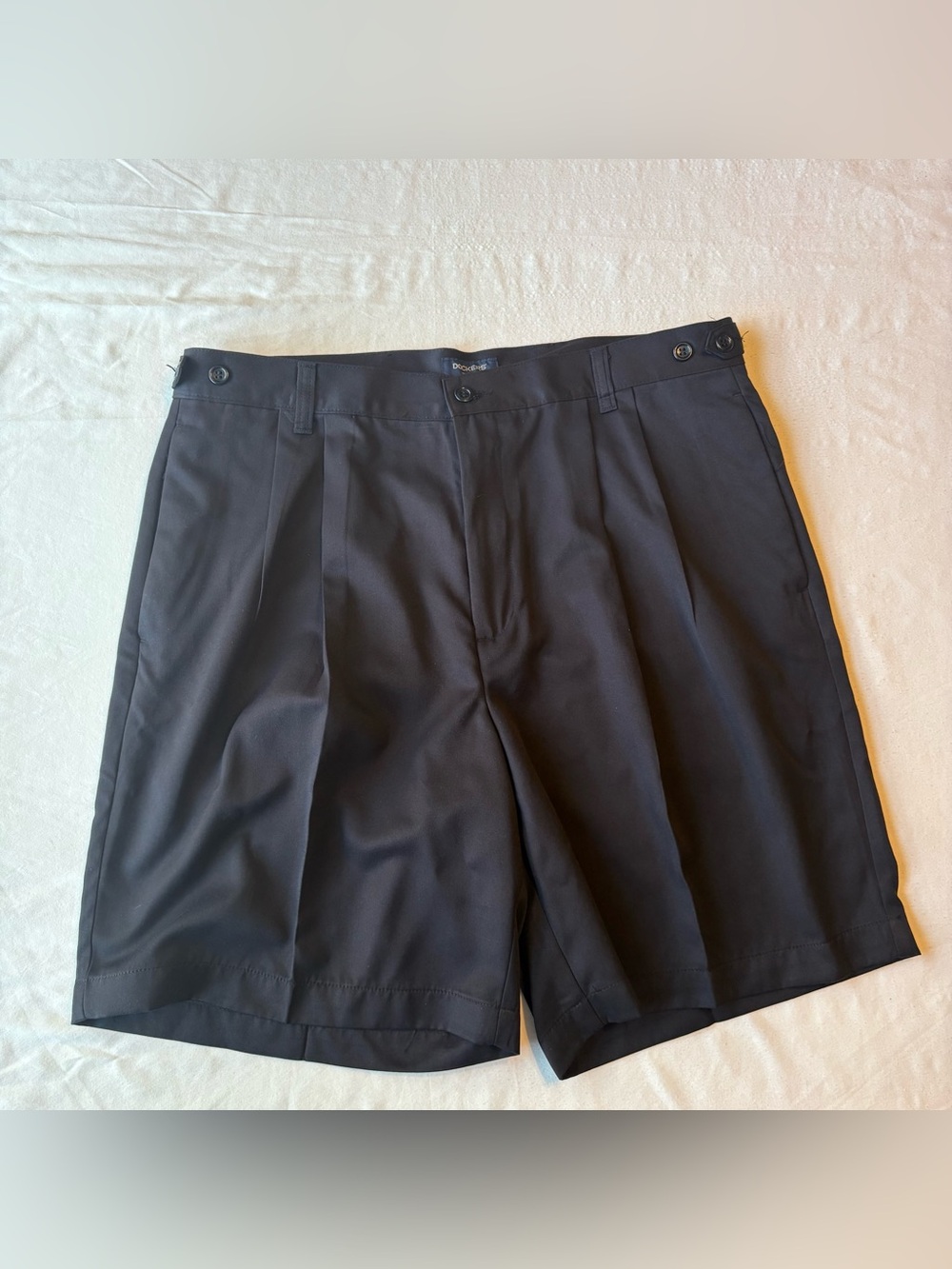 Black Dockers- Microfiber shorts- size W36